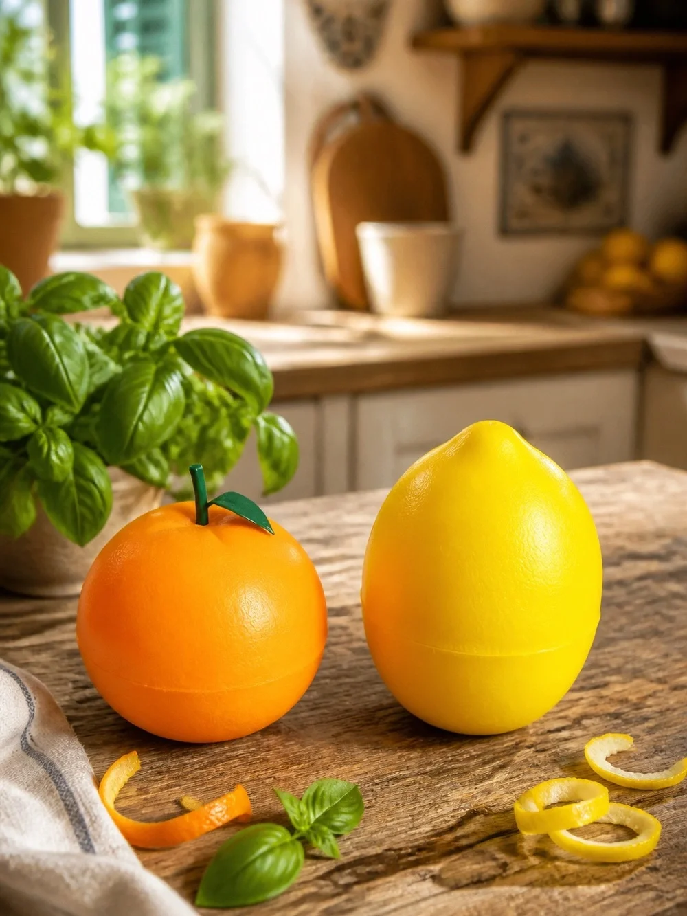 Orange and Lemon Scented Decorative Hand Cream 3 oz each NWT